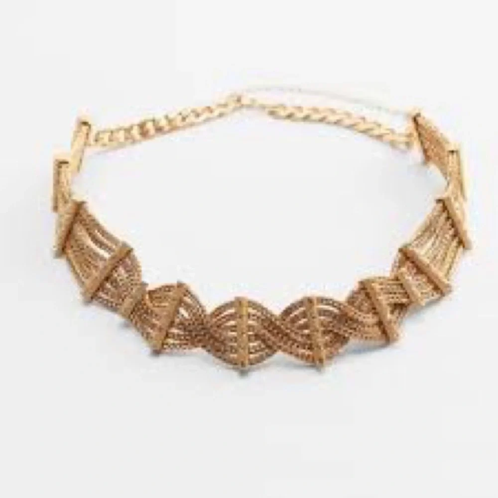 NWT Zara Rhinestone Multichain Belt